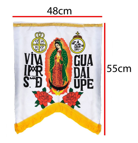 Estandarte Virgen De Guadalupe Miguel Hidalgo Septiembre | MercadoLibre