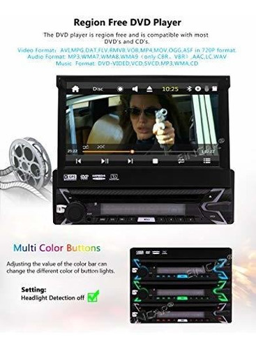 Reproductor Navegacion Gps Vehiculo Bluetooth Salpicadero Wr