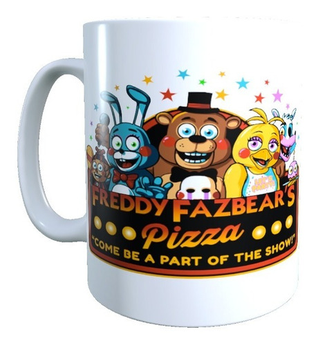 Taza Five Nights At Freddys, Tazón Fnaf Pizza, Alta Calidad