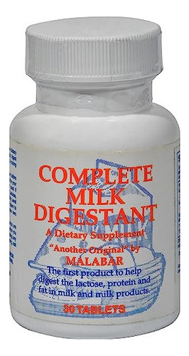 Malabar Digestivo De Leche Completo - 30 Tabletas