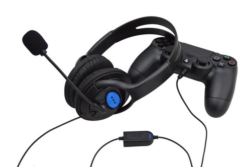 Set Audifono Microfono Ps4 + Cargador Joystick / Liquidacion