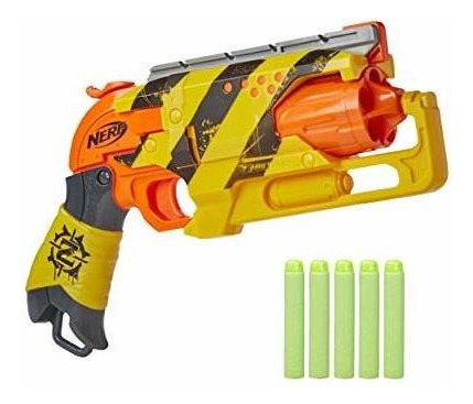 Nerf Zombie Strike Hammershot Blaster - Acción De Voladura 