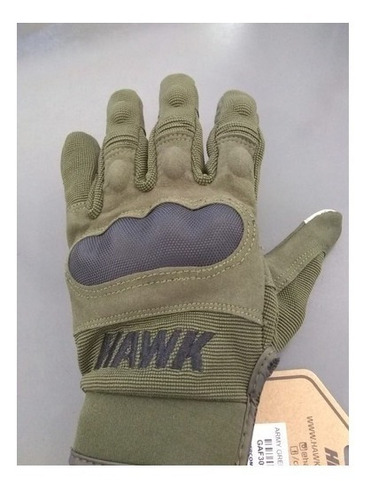 Guante Hawk Army Verde M - Bondio