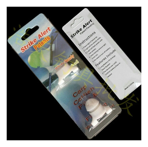 Imagen 8 de 9 de Alarma Pesca Led Cambia Color Luz Pique Sensor De Moviento