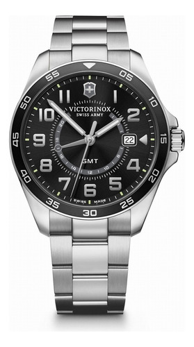 Reloj Victorinox Fieldforce Gmt Hombre Acero 100mts 241930