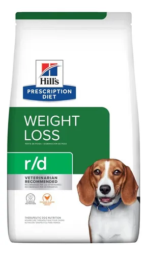 HILLS C R/D 8.5 LB HILLS  x 1 Dieta hipocalorica que ayuda al manejo del peso del perro con sobrepeso u obseidad