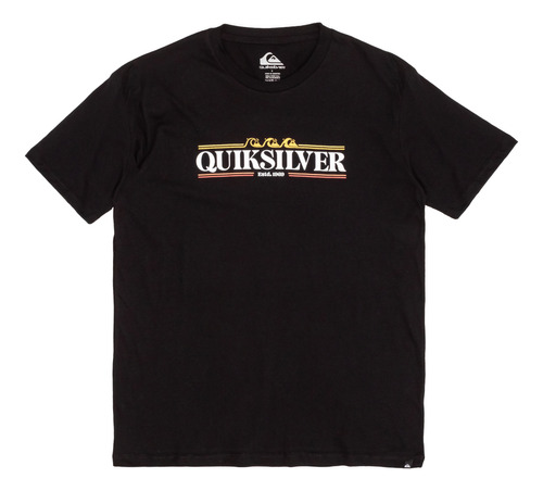 Remera Mc Gradient Line (neg) Quiksilver