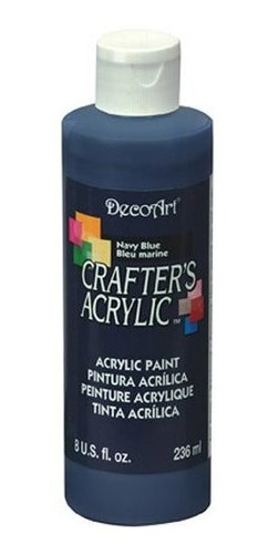 Pintura Acrílica Azul Marino, 8oz