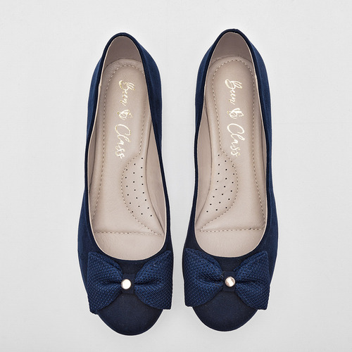 Flats De Mujer Been Class Marino 121-173