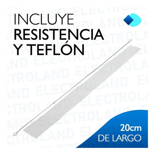 Imagen 4 de 10 de Repuesto Para Selladora Resistencia + Teflon 20 Cm