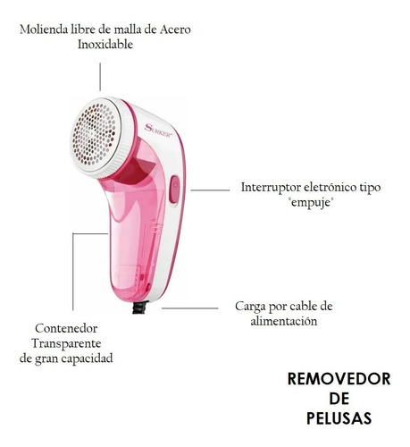 Imagen 3 de 3 de Quita Pelusas Saca Pelusas Eléctrico Quitapelusa Sacapelusas