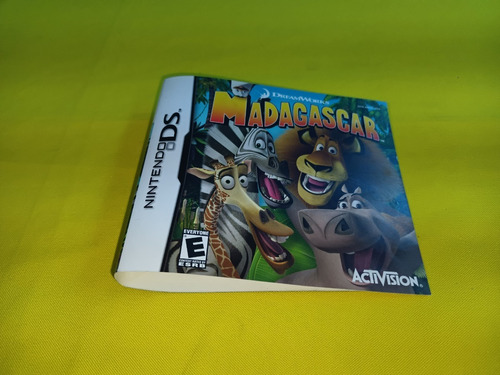 Portada Original Madagascar Dreamworks Nintendo Ds