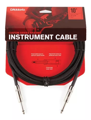  Cable para guitarra Amercian Stage, de Planet Waves, Negro :  Instrumentos Musicales