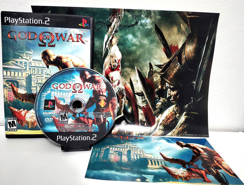 God Of War Pt-br Com Poster P/ Ps2