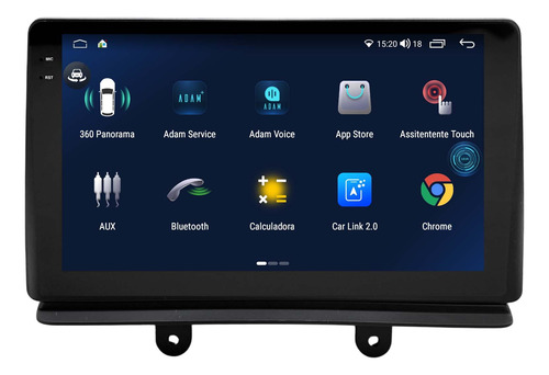 Multimidia Doblo 02/21 Proton G3 Android 14 8gb 128gb 9p Can