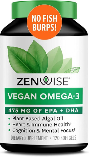 Suplemento Vegano Omega 3  Fuente - Unidad a $1820