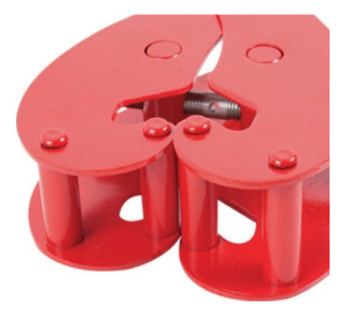 Abrazadera De Acero Color Rojo Para Viga Cap Max 5t De 11kg