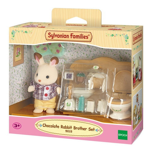 Sylvanian Families Set Cuarto De Baño + Conejito Febo