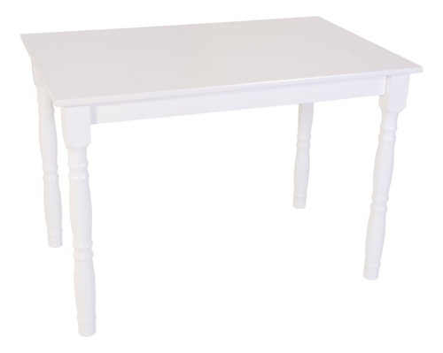 Mesa De Jantar 110x70cm Tampo Mdf 18mm Dalas Wt