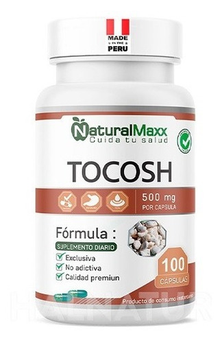 Tocosh 500 Mg 100 Cápsulas Naturalmaxx