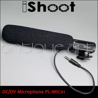 A64 Microfono Ishoot Pl-mic01 Shotgun Plug 3.5 Camara Video