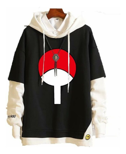 Sudadera Naruto Xiao Sasuke Kakashi Anime Sencillo Moda