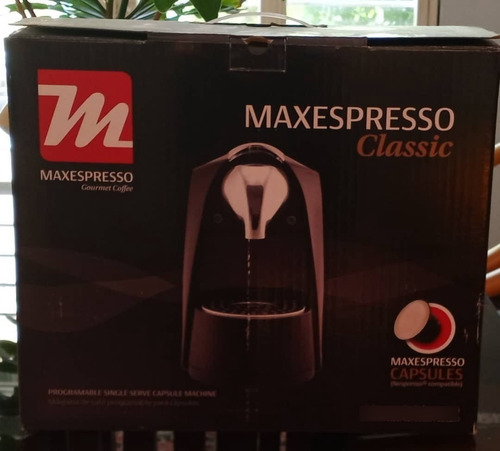 Cafetera De Cápsula. Maxespresso Classic. Negro