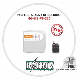 Panel De Alarma Residencial Hs-p8