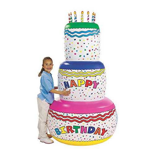 - Jumbo Inflate Birthday Cake (72 ) Cumpleaños - Jugue...