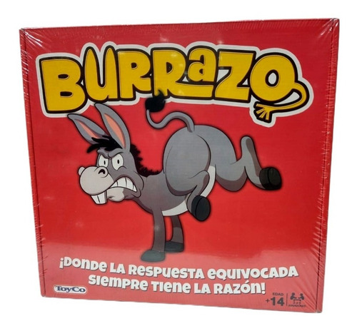 Juego De Mesa Familiar Burrazo - Toyco Original - Art. 15005