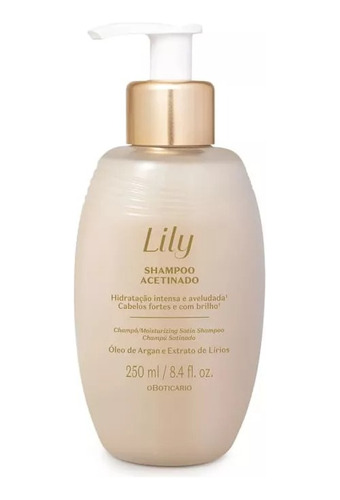 Shampoo Acetinado Lily 250ml - O Boticário