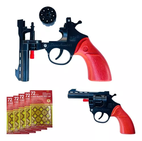 Arma De Espoleta Arminha Brinquedo Revolver De Espoleta Ramb