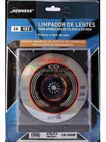 Cd Limpador De Lentes Newness