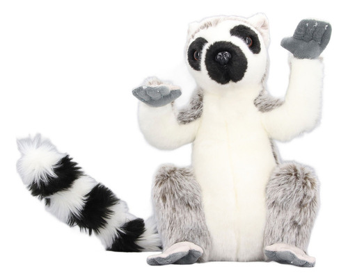 Peluche De Peluche Suave Y Realista Plush Lemur