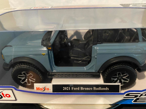  2021  Ford Bronco Wildtrak Y/o Badlands Maisto Escala 1/18