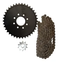 Comprar Kit Corona Cadena Piñon Zanella Sol Fire 38 10 Piñon Estriad