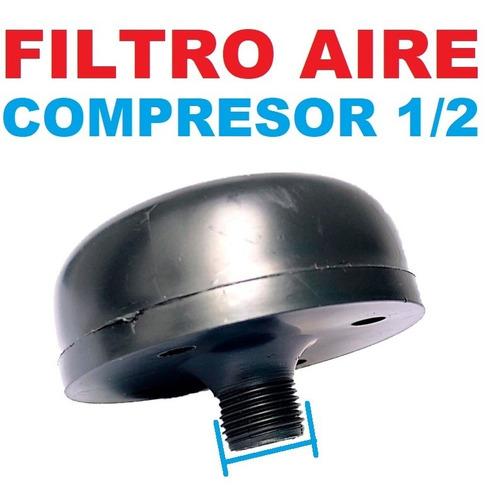 Filtro De Aire Compresor Mikels-goni Entrada 1/2 Plástico P