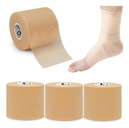 Cinta Preenvolvente (4 Rollos) Envoltura De Espuma Atlétic