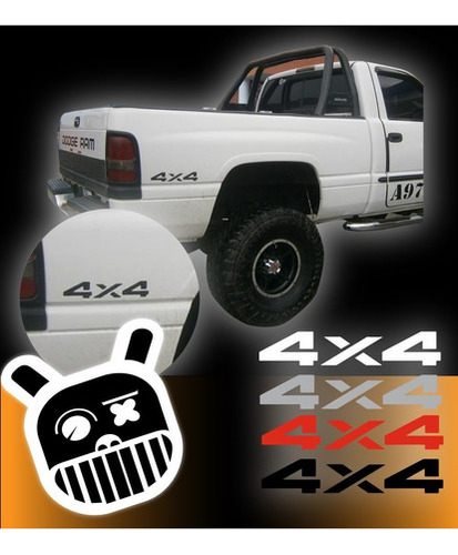 Calco Decorativa Dodge Ram 4x4 !