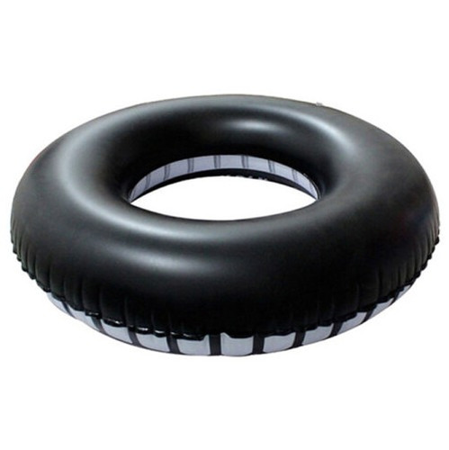 Salvavida Inflable En Forma De Llanta - Flotador Negro