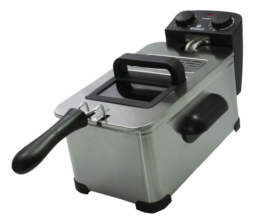 Imagen 1 de 5 de Freidora Electrica Colucci 3 Litros 2000 Watts Fryer-3l 130° A 190°