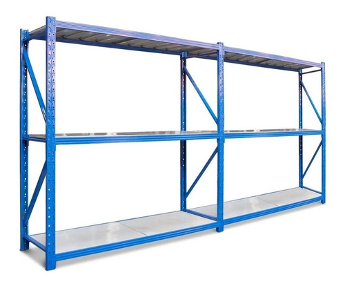 Estantería Metálica Reforzada Sin Tornillos 2x2x050mts 200kg