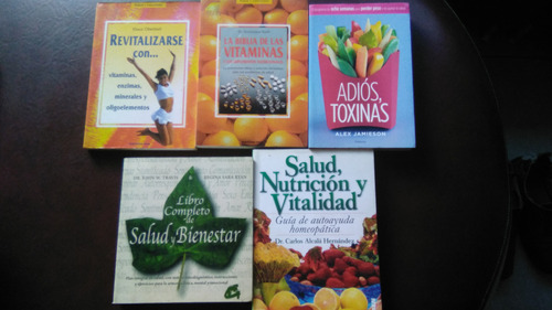 Libros De Salud , Nutrición Y Bienestar, Títulos Varios 