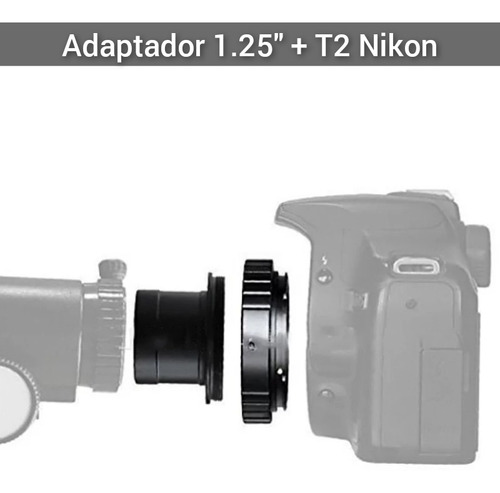 Adaptador 1.25 + T2 Nikon