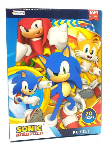 Puzzle Sonic The Hedgehod 70 Piezas Tapimovil Snc01210