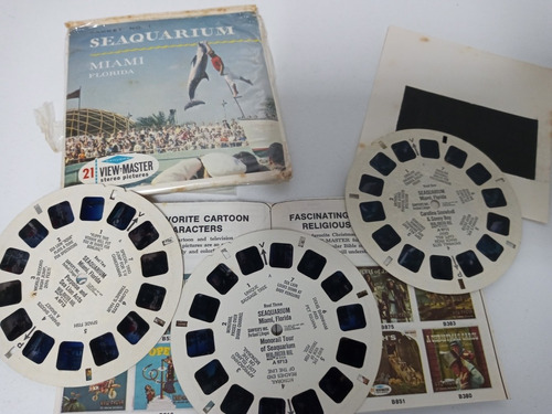 7k Miami Florida Acuario 03 Discos Para View Master 1966