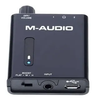 Amplificador De Auriculares Portatil M Audio Bass Traveler