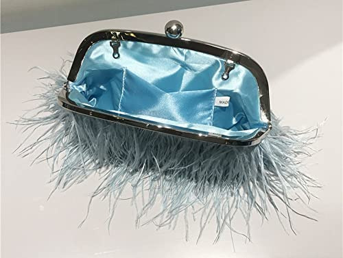 Bolsos De Noche Y Bolsos De Mano De Plumas De Avestruz Espon