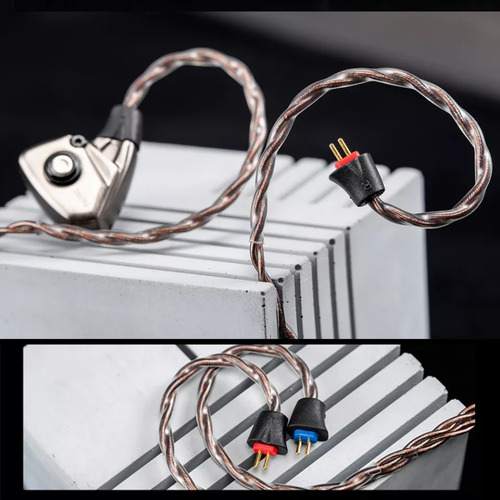 Auriculares intraurales Dunu Titan S con controlador dinámico de 11 mm, color gris