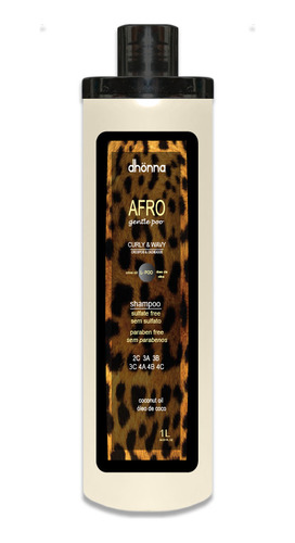 Shampoo Afro 1l - Dhonna Cosméticos